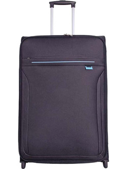 Bartuggi 722-107 Βαλίτσα Μεσαία 63x42.5x32cm με 2 Ρόδες Μαύρη