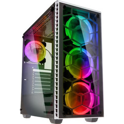 Kolink Observatory White Gaming Midi Tower Κουτί Υπολογιστή RGB με Πλαϊνό Παράθυρο