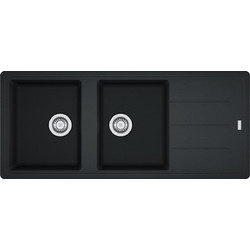 Franke Basis BFG 621 Onyx Ένθετος Νεροχύτης Γρανίτη Αντιστρεφόμενος 116x50cm