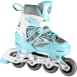 Nils Extreme Inline Αυξομειούμενα Rollers Παιδικά Τιρκουάζ NA10602A