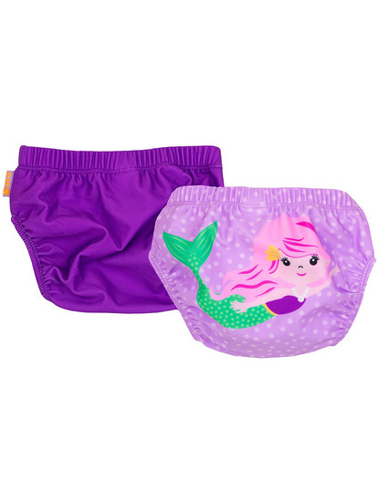 Zoocchini Mermaid Σετ Βρεφικό Μαγιό Πάνα για Κορίτσι Μωβ ZOO12113
