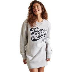 Superdry Pride In Craft Mini Καθημερινό Φόρεμα Γκρι W8011081A-5WB