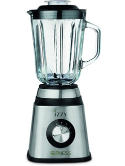 Izzy Fitness IZ-1601 Μπλέντερ για Smoothie με Γυάλινη Κανάτα 1.5lt 1000W