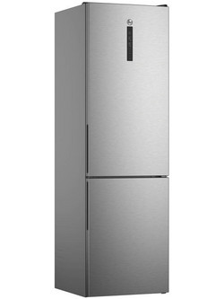Hoover HOCE7620DX Ψυγειοκαταψύκτης 377lt Full No Frost Υ200xΠ59.5xΒ65.8cm Inox