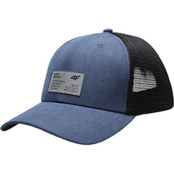 4F Καπέλο Jockey με Δίχτυ Snapback Υφασμάτινο Navy Μπλε 4FSS23ACABM130-32S