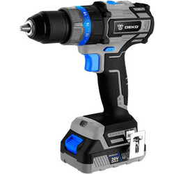 DeKo DKBL20ID02-S1 Δραπανοκατσάβιδο Μπαταρίας Brushless 1x4Ah