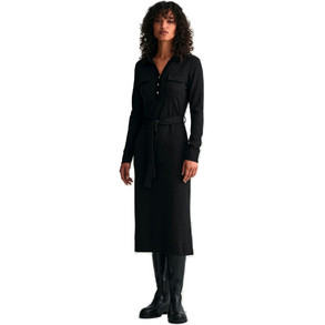 Gant Midi Καθημερινό Φόρεμα Μαύρο 3GW4200719-19 Gant Midi Καθημερινό Φόρεμα Μαύρο 3GW4200719-19