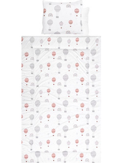 Lorelli Baloons Σετ Κούνιας White/Grey 4τμχ