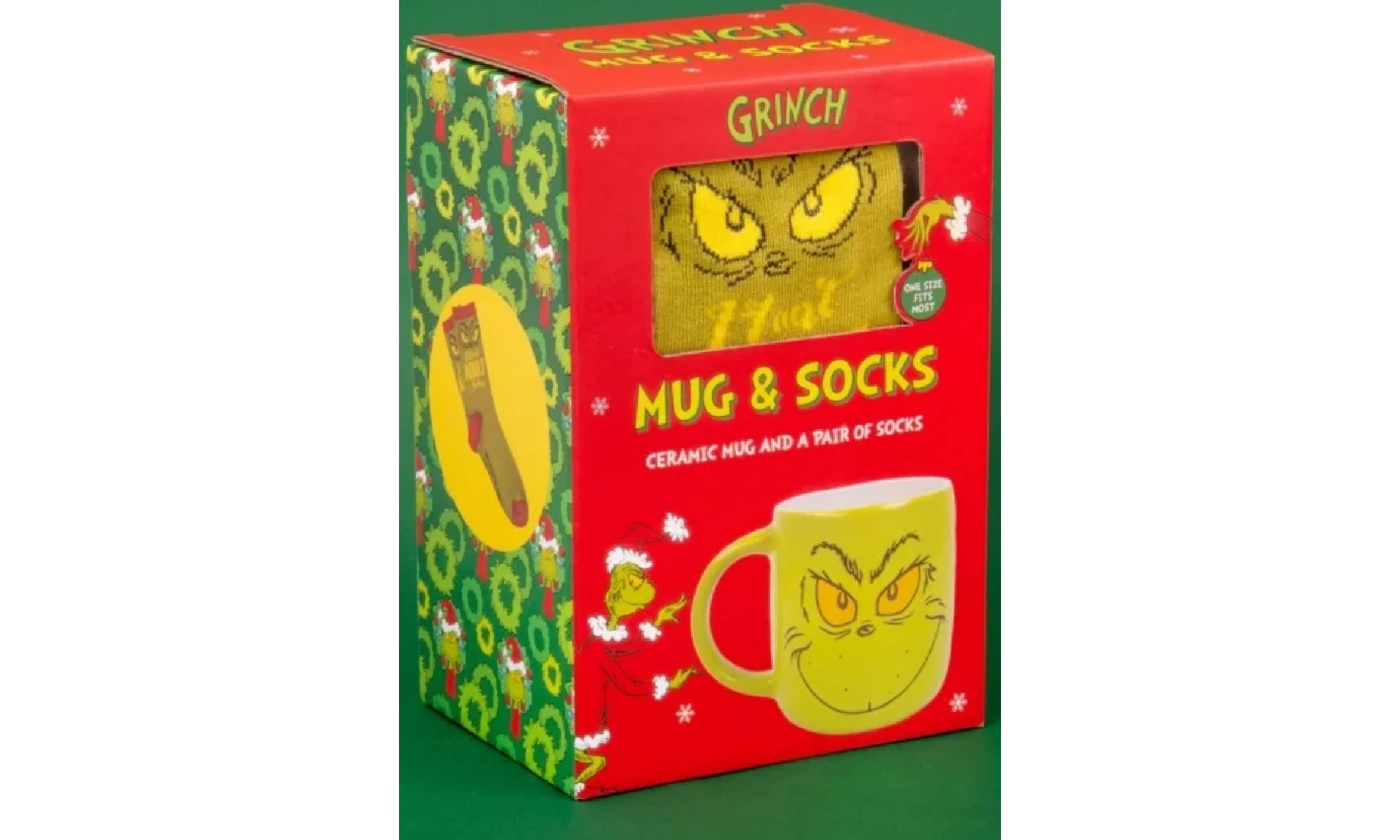 The Grinch Mug & Sock Set