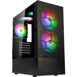 Kolink Observatory MX Mesh ARGB Tempered Glass Black Gaming Midi Tower Κουτί Υπολογιστή με Πλαϊνό Παράθυρο