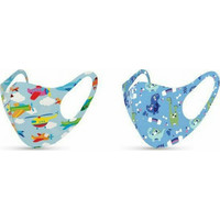 Tili Kids Face Mask Helicopters & Dinosaurs 2τμχ