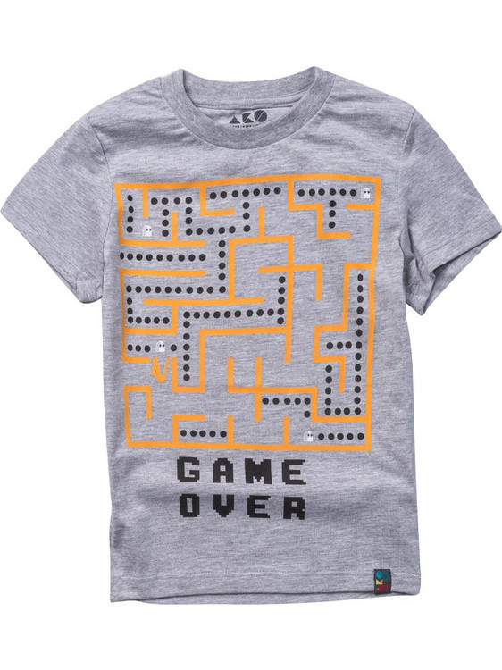 AKO Παιδικό T-Shirt Κοντομάνικο Γκρι 3356106-12