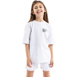 District75 Παιδικό T-Shirt Κοντομάνικο Λευκό 124KGSS-093-091