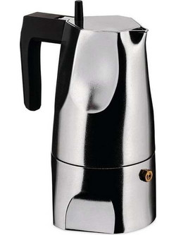 Alessi Ossidiana Μπρίκι Espresso 3Cups Inox