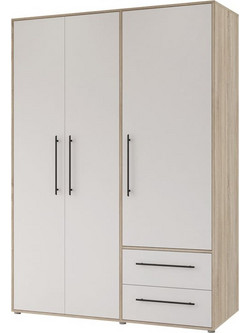 Pakoworld Τρίφυλλη Ντουλάπα Ρούχων Razol Sonoma 144.5x59x200cm 318-000001