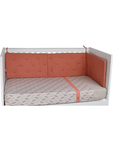 Bebe Stars Boho Πάντα Κούνιας Πορτοκαλί 40x200cm