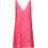 Desigual Lace Mini Καλοκαιρινό Βραδινό Φόρεμα με Δαντέλα Φούξια 24SWVW48-3002