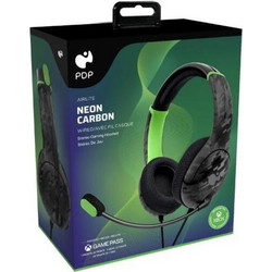 PDP Airlite Neon Gaming Headset Over Ear Carbon