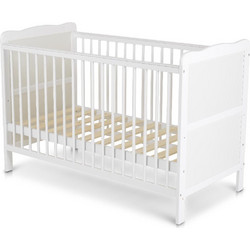 Cangaroo Albero Wooden Baby Πολυμορφική Κούνια για Στρώμα 60x120cm Λευκή