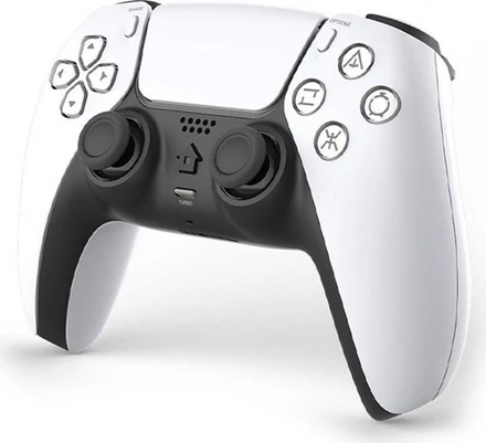 OEM T28 Wireless Controller PC PS5 & PS4 White Black | BestPrice.gr