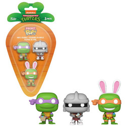 Funko Pocket Pop! Teenage Mutant Ninja Turtles 3-Pack Donatello, Shredder & Michelangelo
