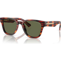 Prada PRA04S 13O03R Ανδρικά Γυαλιά Ηλίου Τετράγωνα Κοκάλινα Ταρταρούγα με Πράσινο Polarized Φακό