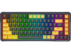 Redragon Elf K649YP Μηχανικό Gaming Πληκτρολόγιο 65% RGB Grey Yellow