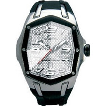 Chronotech Ανδρικό Ρολόι με Μαύρο Καουτσούκ Λουράκι CT7938M-09