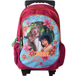 SunCe Jungle Book Σχολική Τσάντα Πλάτης Δημοτικού Πολύχρωμη JBT-7460