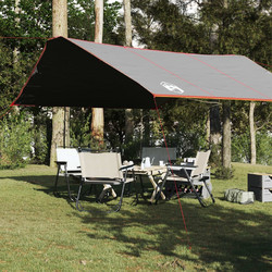 vidaXL Σκίαστρο Παραλίας Γκρι 420x440cm 94675