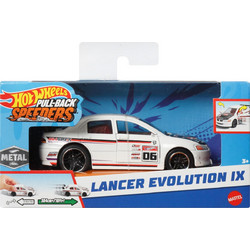Mattel Hot Wheels Pull-Back Speeders Lancer Evolution IX