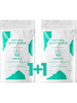 Etheleo Monoi Natural Scrub Σώματος 2x300gr