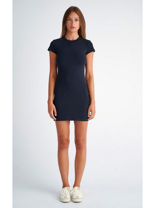 Sugarfree Mini Καλοκαιρινό Καθημερινό Φόρεμα Navy Μπλε 24814010-110