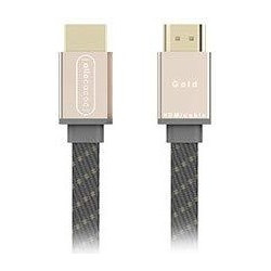 Allocacoc Καλώδιο HDMI 2.0 Braided HDMI Male to HDMI Male 1.5m Black