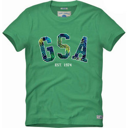 GSA Ανδρικό Αθλητικό T-Shirt Πράσινο 881641-18