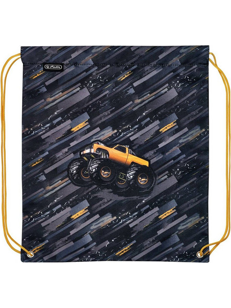 Herlitz Boys Monster Truck Παιδική Τσάντα Πλάτης Μαύρη