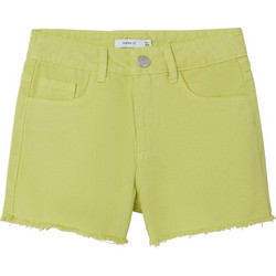 Name It Παιδικό Σορτς Τζιν Lime 13226541