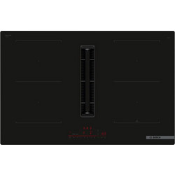 Bosch PVQ811H26E Επαγωγική Εστία Αυτόνομη με Ενσωματωμένο Απορροφητήρα & Λειτουργία Κλειδώματος 80.2x52.2cm