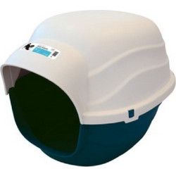 M-Pets Igloo Medium Σπιτάκι Σκύλου Πλαστικό Μπλε Λευκό 85x61x57cm