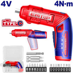 Emtop ECSR0408 Δραπανοκατσάβιδο Μπαταρίας 4V