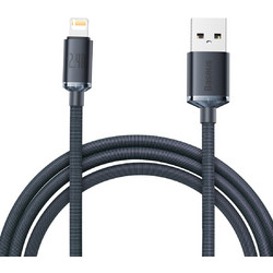 Baseus Crystal Shine Braided USB-A to Lightning Cable 20W 2m Black CAJY000101