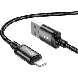 Hoco X89 Braided USB-A to Lightning Cable 1m Black 6931474784322