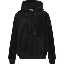 Def Ανδρικό Φούτερ Fleece με Κουκούλα & Τσέπες Μαύρο DFHD172-00007