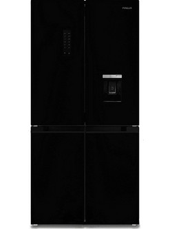 Finlux FD6207 Ψυγείο Ντουλάπα 488lt Full No Frost Υ179xΠ84xΒ69cm Μαύρο
