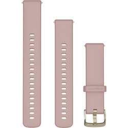 Garmin Quick Release 18mm Λουράκι Σιλικόνης Dust Rose / Gold