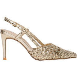Exe EVA-703 Γόβες Slingback Δερμάτινες με Τακούνι Στιλέτο Χρυσές S47000735L46