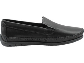 Pegada Ανδρικά Μοκασίνια Loafers Δερμάτινα Μαύρα 141601-04