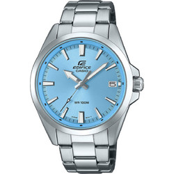 Casio Edifice Ανδρικό Ρολόι με Ασημί Μεταλλικό Μπρασελέ EFV-100D-2BVUEF