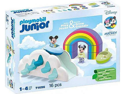 Playmobil Junior Διασκέδαση στα Σύννεφα με τον Μίκυ & τη Μίνι Μάους για 1-4 Ετών 71696