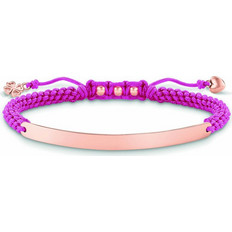 Thomas Sabo Γυναικείο Βραχιόλι Μακραμέ από Κορδόνι & Ασήμι A00655979L